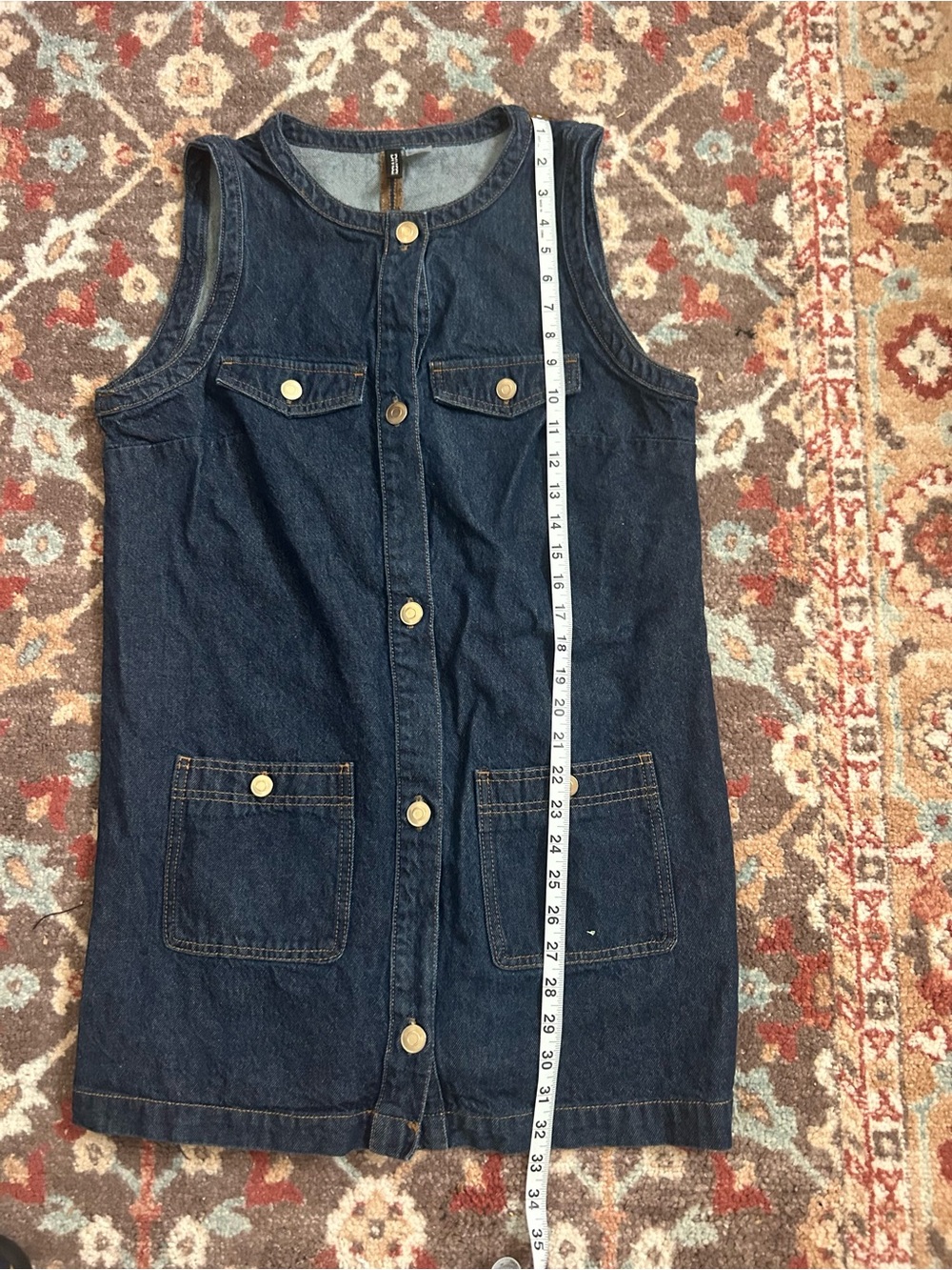 H&M Button Denim Dress - Picture 5 of 5